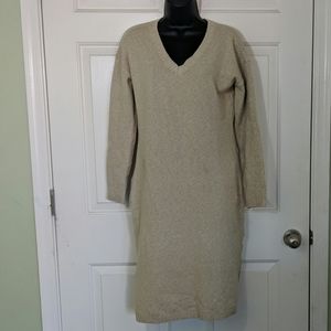 Serena Williams Tan Sweater Dress